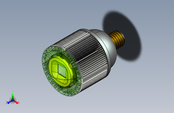 led工矿灯E40灯头proe结构图--401904--30