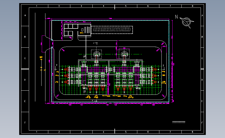 变电站电气平面布置图