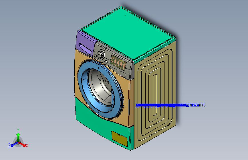 全自动滚筒洗衣机结构设计=1129729=70