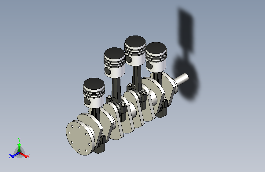 A0005948-4缸曲轴总成