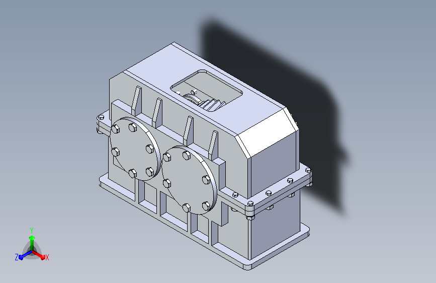 A0005955-单级减速螺旋齿轮箱