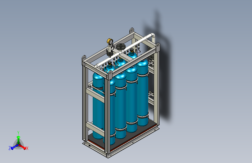 A0005977-N2气瓶架
