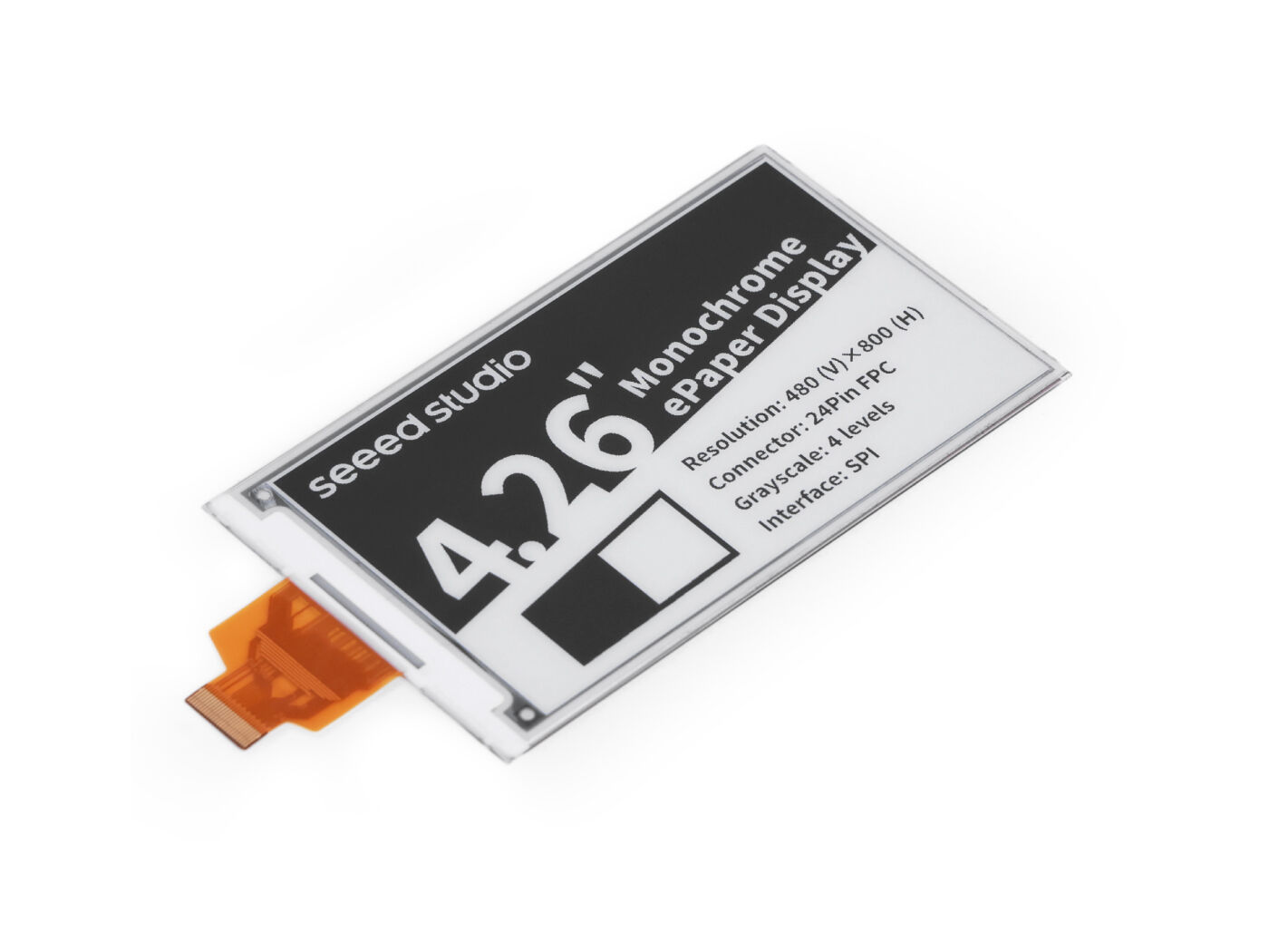 A0005983-4_26 单色电子纸显示屏，800x480 像素