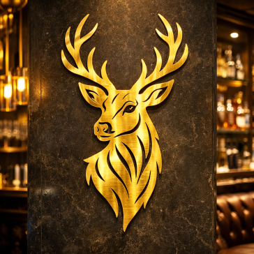 A0006013-鹿头墙饰鹿头