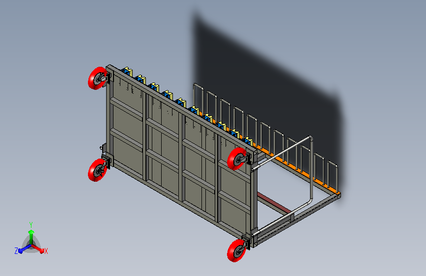 汽车前门转运小车