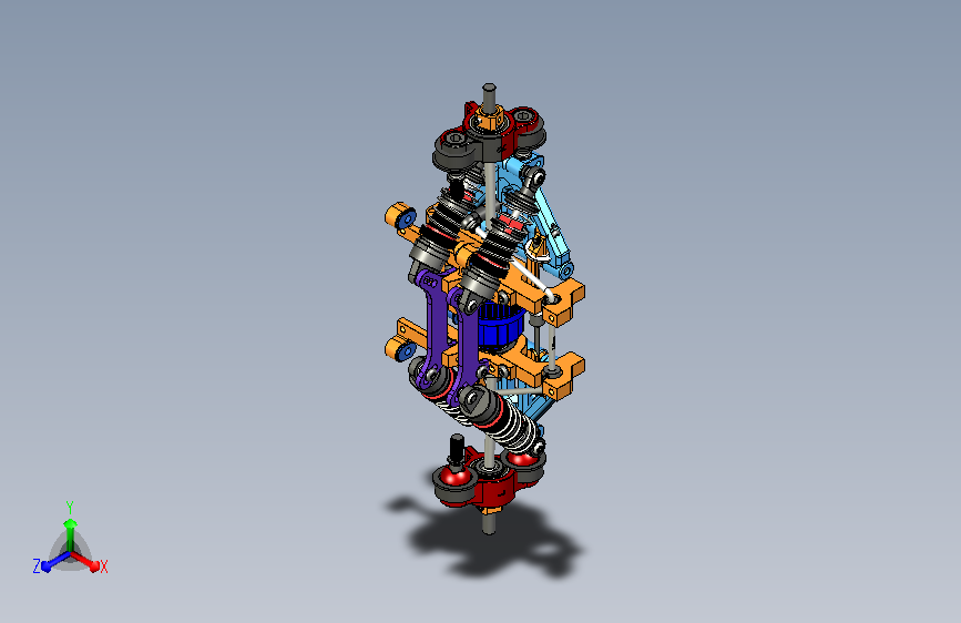 越野车独立后悬挂减震系统--1002393-70