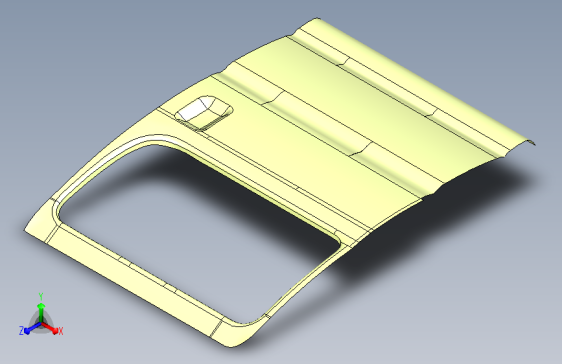 车门点云资料与重建曲面