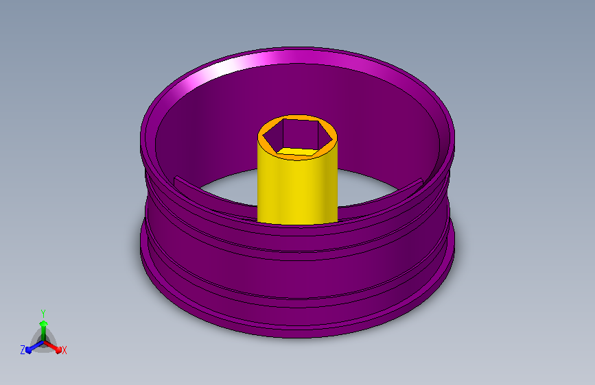 模型赛车轮毂 (1)