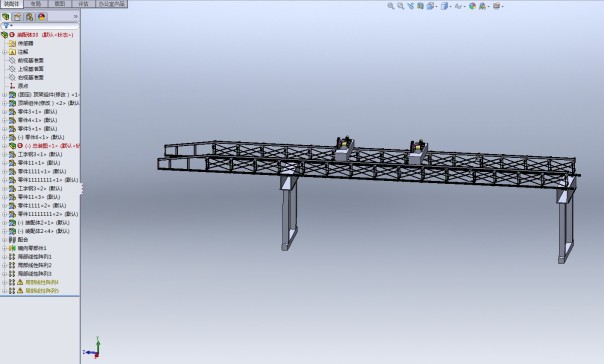 SPJ450T／32拼装式双导梁架桥机设计(CAD图纸+SolidWorks三维模型+说明书)_20260409_212830