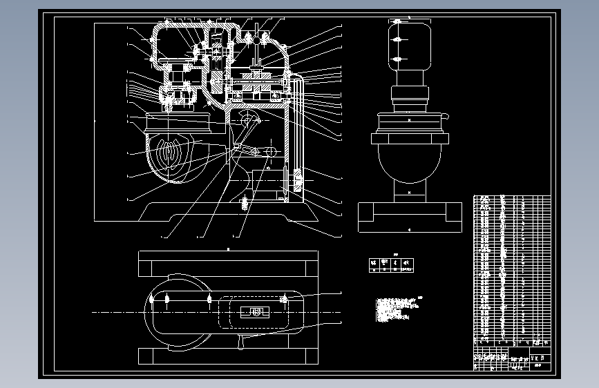 打蛋机的设计【说明+10张CAD图】1
