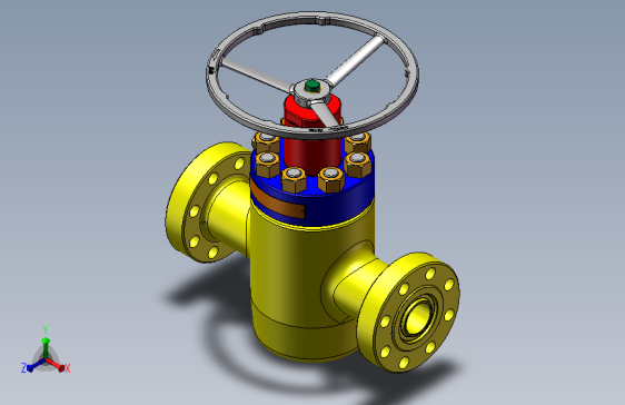 API6A平板闸阀PFFA70-65详细逼真设计模型 261231==wb20