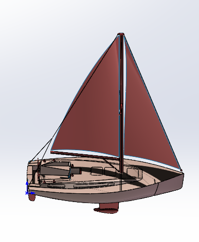 船11米帆船模型