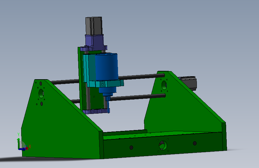 简易三轴数控铣床--109629-10