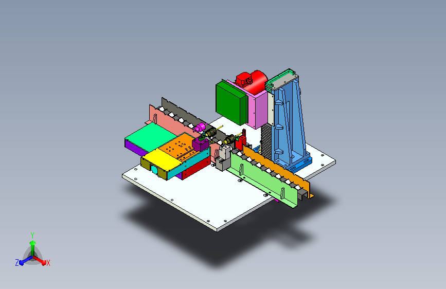 小型零件自动分拣摆盘工作站