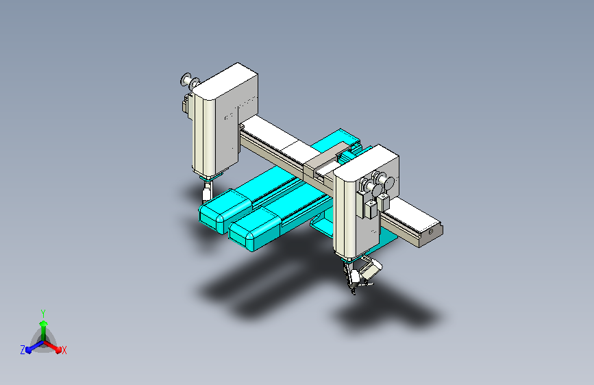 双工位龙门式焊接机械臂