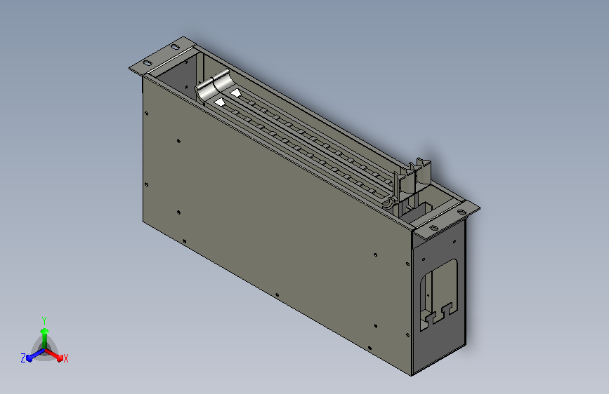 24芯ODF单元箱3D模型