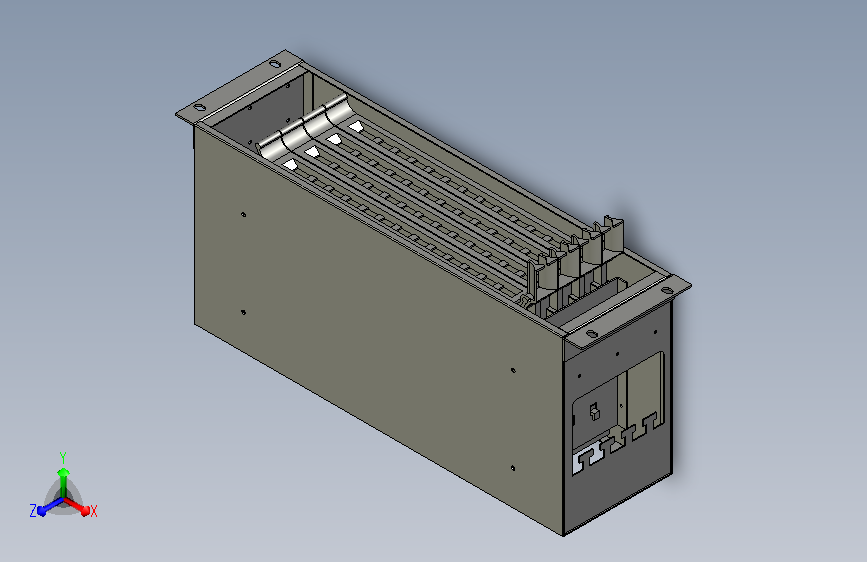 48芯ODF单元箱3D模型