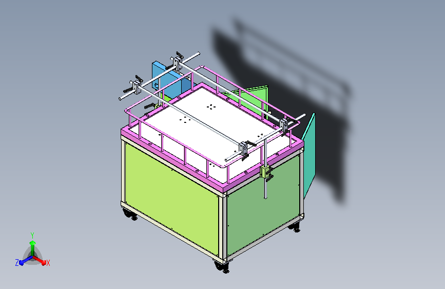 50mm电子产品跌落试验机设备3D模型