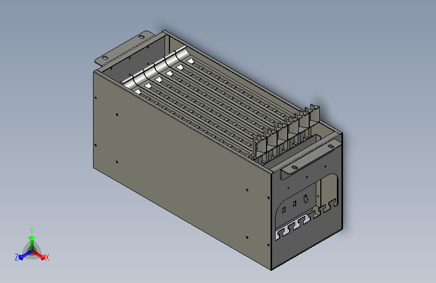 72芯ODF单元箱3D模型