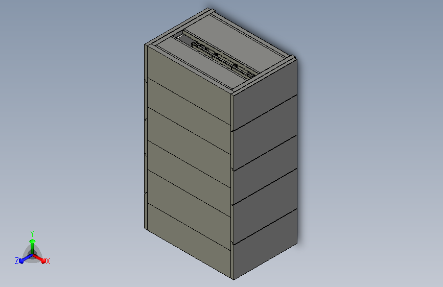 5000X2500烘箱3D模型