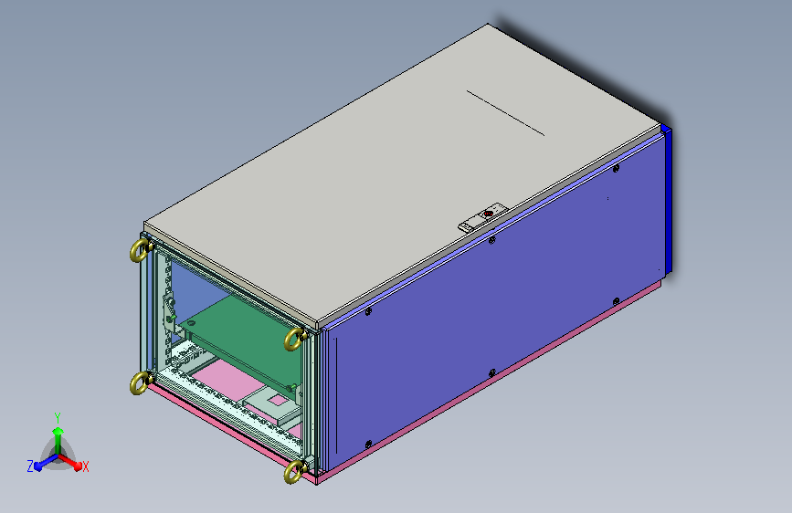 DS标准柜体（单开门）