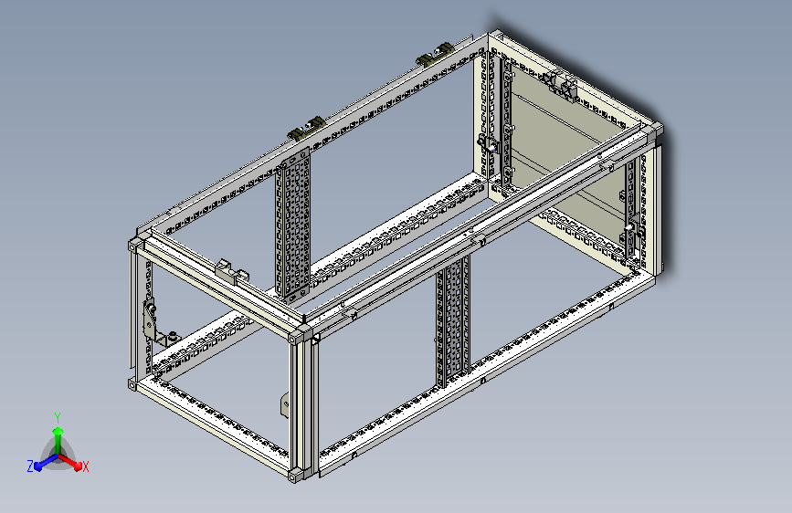 DS标准柜体（双开门）