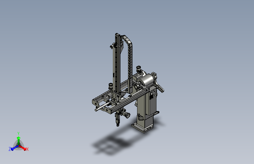 X650注塑机械手3D模型
