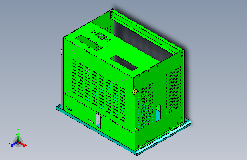 钣金柜 GCK抽屉柜-2模数