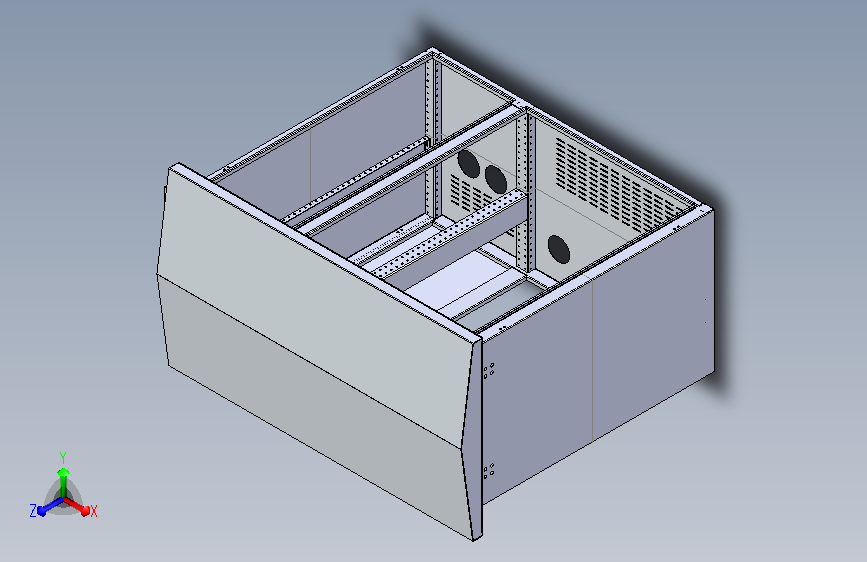 钣金柜1300x650x1200JP柜方案六