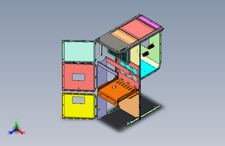 钣金柜抽屉式电柜