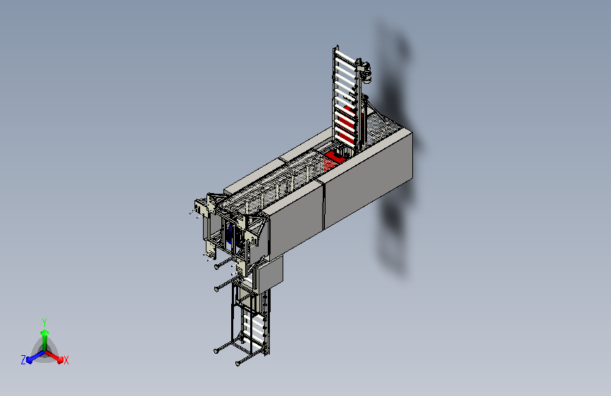 垂直输送机3D模型