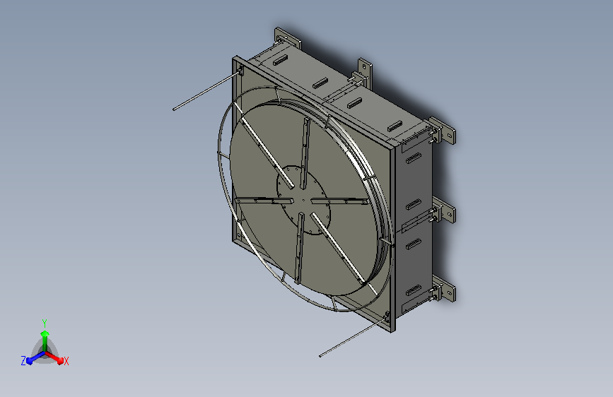 大负载回转台3D模型