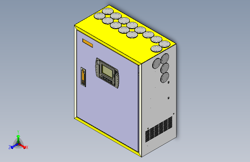 带液晶屏的机柜