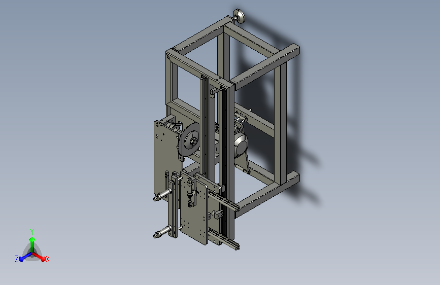 单面锯床3D模型