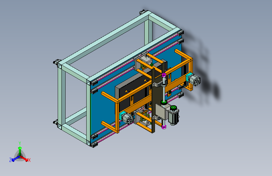 等离子屏分离设备方案3D模型