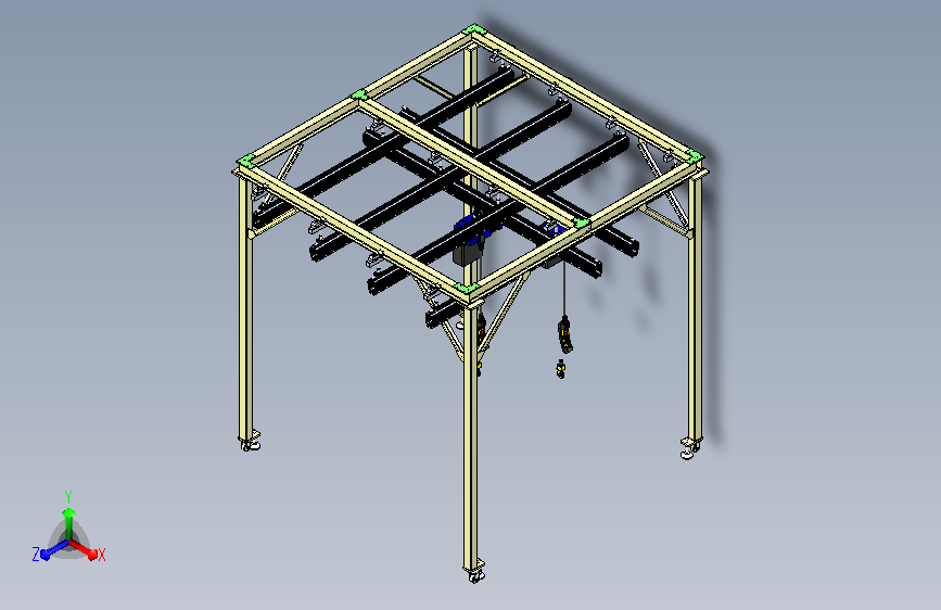电动葫芦吊装平台（双工位）