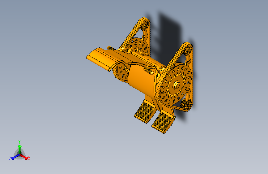 电动爬楼梯轮椅3D模型