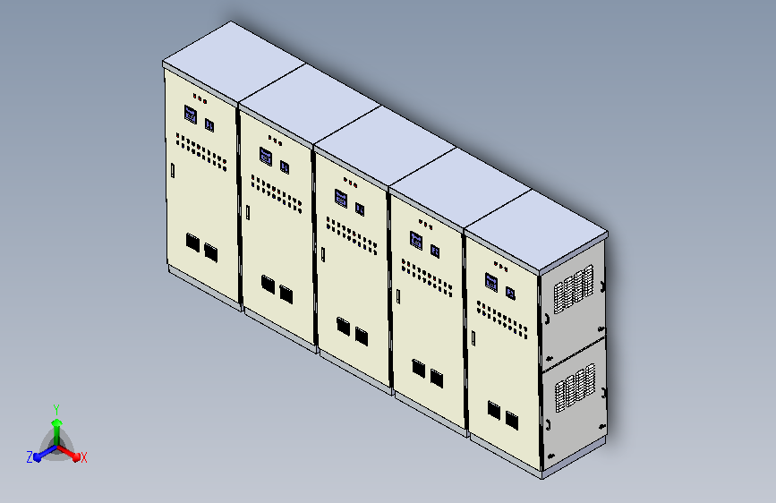 电器柜（电控柜）3D模型