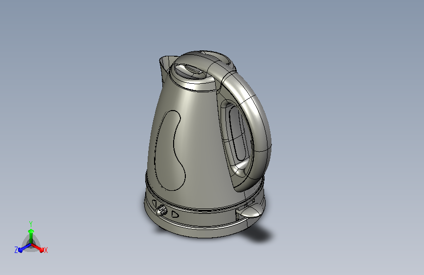 电水壶3D模型