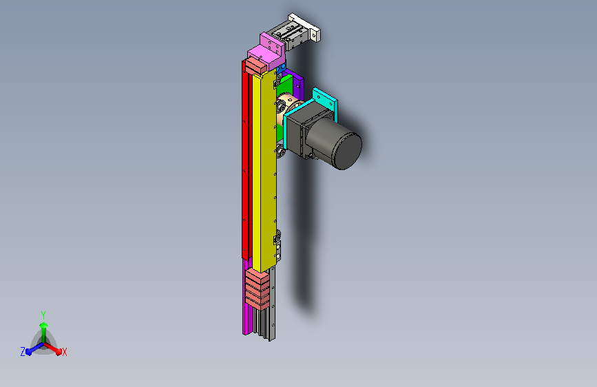 电子行业小输送带3D模型