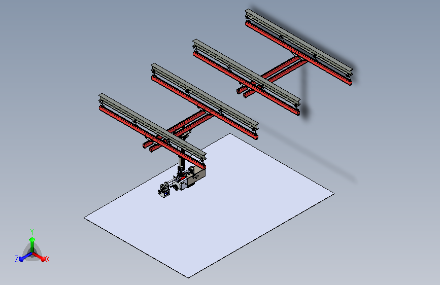 动力输出拧紧机3D模型