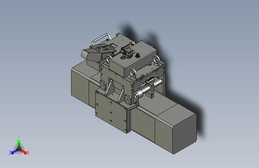 方形结构夹具3D模型