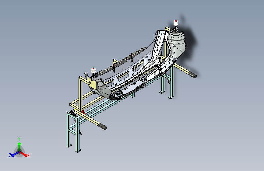 辅助翻转装配机构