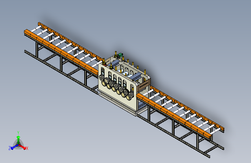 矫直机三维模型