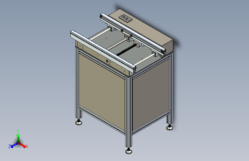 可调整接驳台3D模型