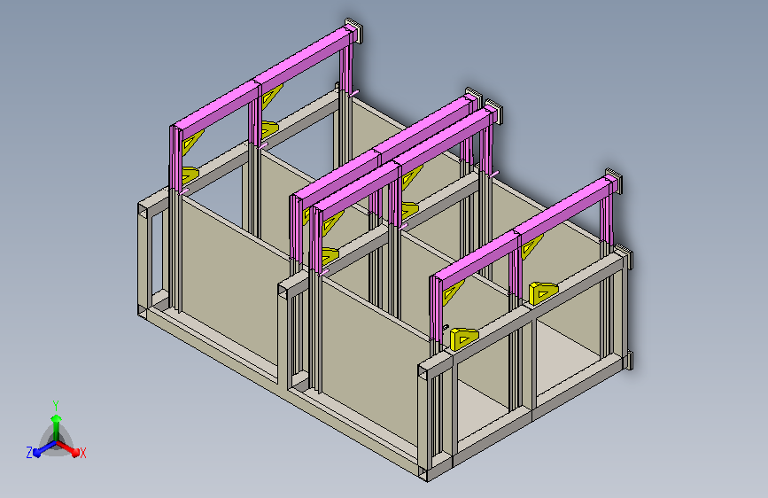 可伸缩和抽拉模具架(承重大)