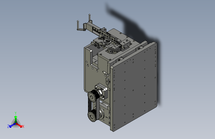 连接器凸轮插针机3D模型