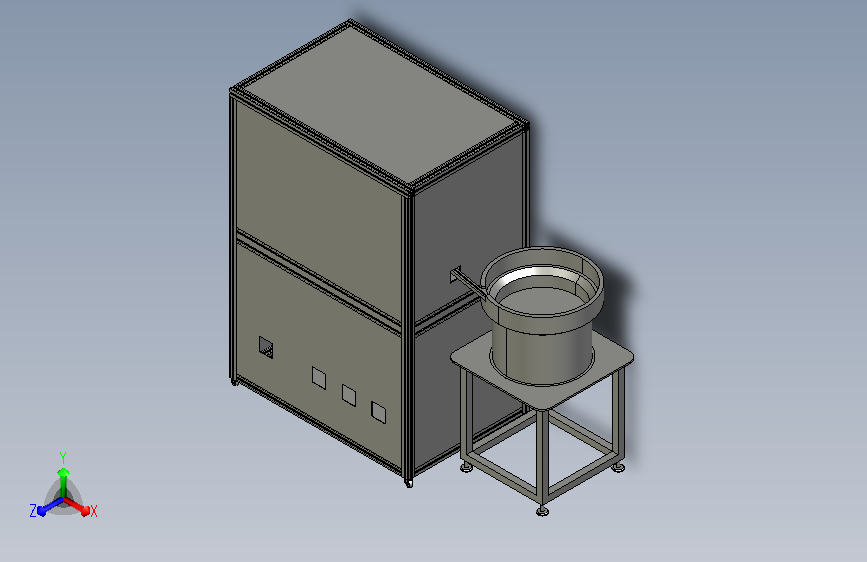 螺纹通止测量检测设备方案3D模型