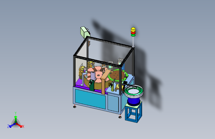 马达组件装配机方案图