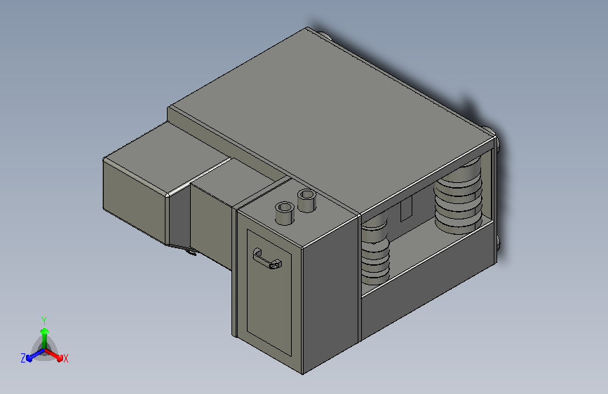 摩擦磨损试验机3D模型